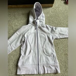 Lilac Smoke Lululemon Scuba Full Zip Hoodie